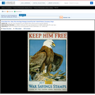 Keep Him Free--Buy War Savings Stamps issued by the United States Treasury Dept.