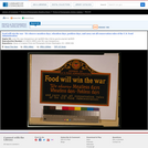 Food Will Win the War - We Observe Meatless Days, Wheatless Days, Porkless Days, and Carry Out All Conservation Rules of the U.S. Food Administration