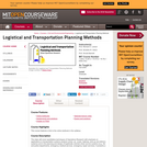 Logistical and Transportation Planning Methods, Fall 2006