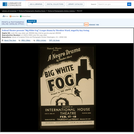WPA Posters: Federal Theatre Presents "Big White Fog" a Negro Drama by Theodore Ward, Staged by Kay Ewing