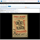 WPA Posters: Charles Dicken's Immortal Play "The Cricket on The Hearth"