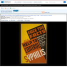WPA Posters: Face The Facts And Help to Control Syphilis Reported Cases 100,000 Under 19 Yrs. of Age ... 13,000 Between 11 And 15.
