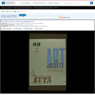 WPA Posters: Art Artists on The Air : 4 P.M. Every Saturday, Kuta.