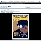 WPA Posters: Save Your Eyes - Use Your Goggles