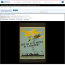WPA Posters: The Fly is As Deadly As a Bomber!!