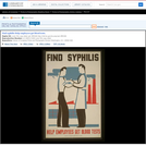 WPA Posters: Find Syphilis Help Employees Get Blood Tests.