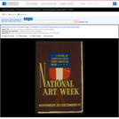 WPA Posters: National Art Week, November 25th - December 1st a Work of American Art in Every American Home.