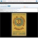 WPA Posters: Lincoln Douglas Debate Du Page County Centennial, August 27th, West Chicago