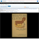 WPA Posters: Sculpture Classes For Children Now in Session Under Direction of Art Teaching Division, Federal Art Project, Works Progress Administration.