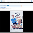 WPA Posters: Art Classes For Children