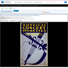 WPA Posters: American Concert Orchestra--Federal Music Project--Works Progress Administration