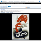 WPA Posters: Report Dog Bites