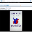WPA Posters: Art Week, Nov. 25 - Dec. 1, 1940 Buy American Art.