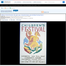 WPA Posters: Children's Festival Saturday, May 25th, 1940, Community Square, Queensbridge Housing Project