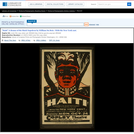 WPA Posters: Haiti a Drama of The Black Napoleon by William Du Bois : With The New York Cast.