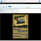 WPA Posters: Federal Art Project, 4300 Euclid Ave., Exhibits Easel Paintings