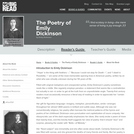 The Poetry of Emily Dickinson by Emily Dickinson - Reader's Guide
