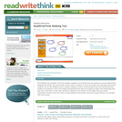 ReadWriteThink Webbing Tool