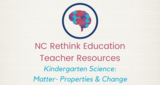 Kindergarten Science Teacher Guide: Matter - Properties and Change