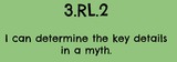 3.RL.2 Determining Key Details of a Myth