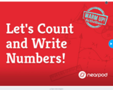 Nearpod Lessons: Math "Let's Count and Write" Download ready-to-use content for education
