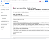 Book Summary Digital Platform Project -  CC by: Stacey Plott / Remix: Mollee Holloman