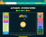 Alphabats Rhyming Words Game