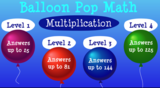 Balloon Pop Math Mulitplication