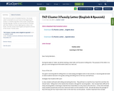 T4T Cluster 3 Family Letter (English & Spanish)