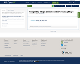 Google My Maps: Directions for Creating Maps