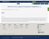 Remix for ELA support Ecosystems HyperDoc