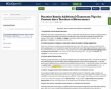Practice Remix-Additional Classroom Tips for Content Area Teachers of Newcomers