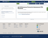 Gr 5 C5 Common Formative Assessment CFA- Decimals