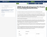 REMIX -Reading Workshop Lesson Plan Template for Lucy Calkins Reading Workshop