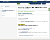 Resources for Webinar #2 - SLMC Hub Academy