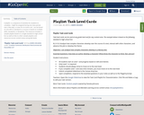 Playlist: Task Level Cards