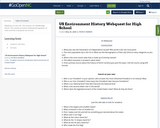 US Environment History Webquest for High School