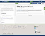 REMIX - Vocabulary Challenge