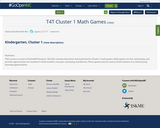 T4T Cluster 1 Math Games