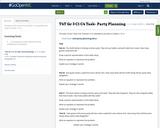 T4T Gr 3 C1 C4 Task- Party Planning