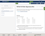 T4T Gr 5 C2 Task- Expression Sets
