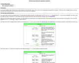 Solving Exponential and Logarithmic Equations