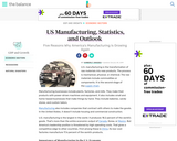 U.S. Manufacturing: What It Is, Statistics, and Outlook