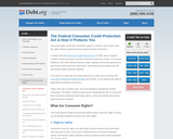 Consumer Credit Protection Act-Laws Protecting Consumer Rights