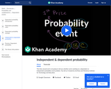Independent and Dependent Probability