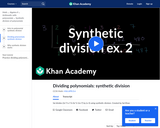 Dividing Polynomials: Synthetic Division