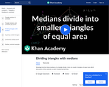 Dividing Triangles with Medians