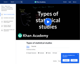 Types of Statistical Studies