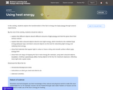 Using Heat Energy