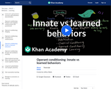 Operant Conditioning: Innate vs Learned Behaviors